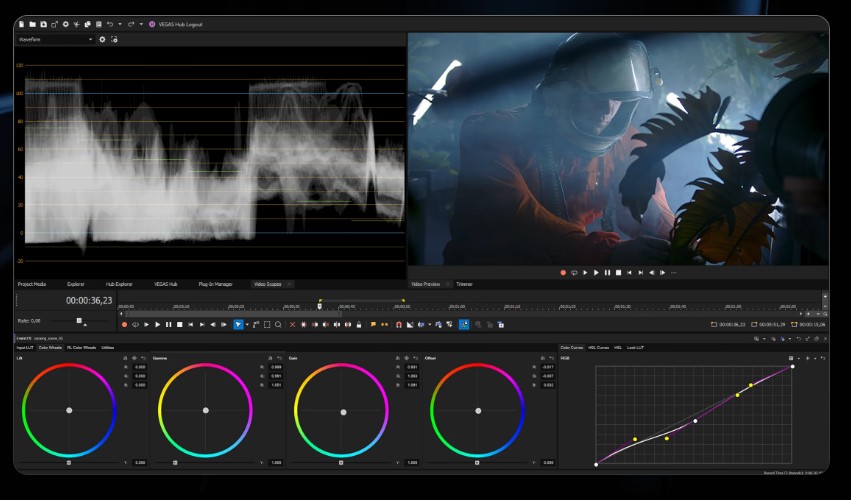 Скриншот сайта VEGAS Pro