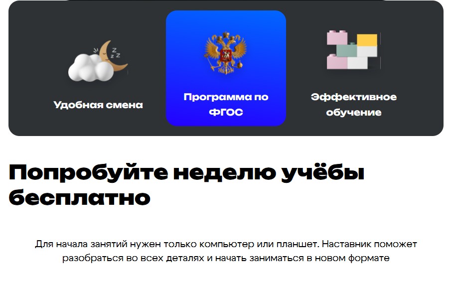 Скриншот сайта Дом знаний